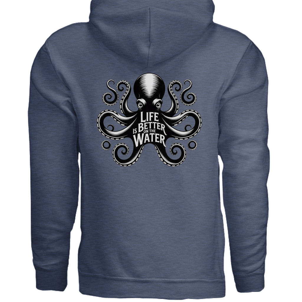 Heather Sport Dark Navy - BACK