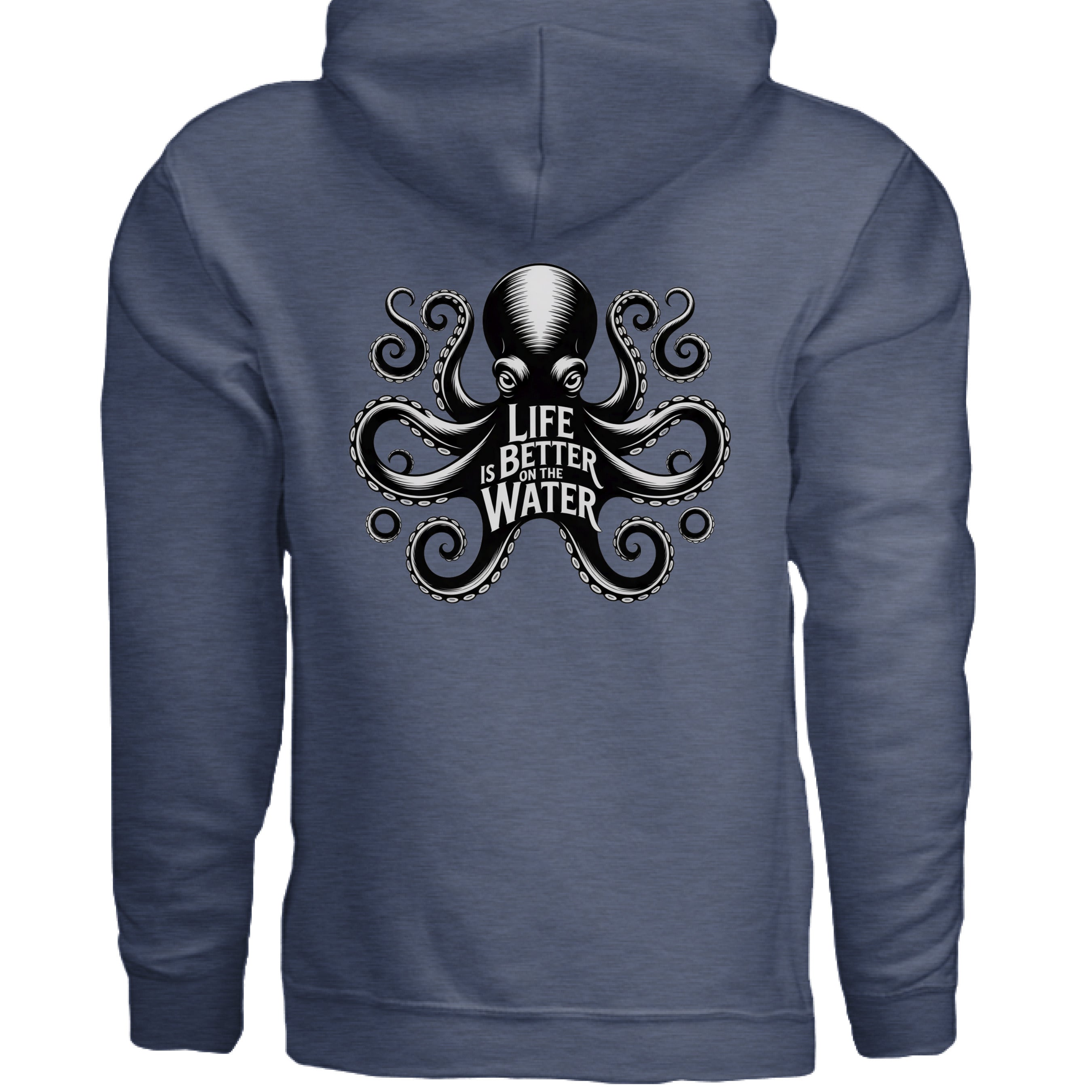 Heather Sport Dark Navy - BACK